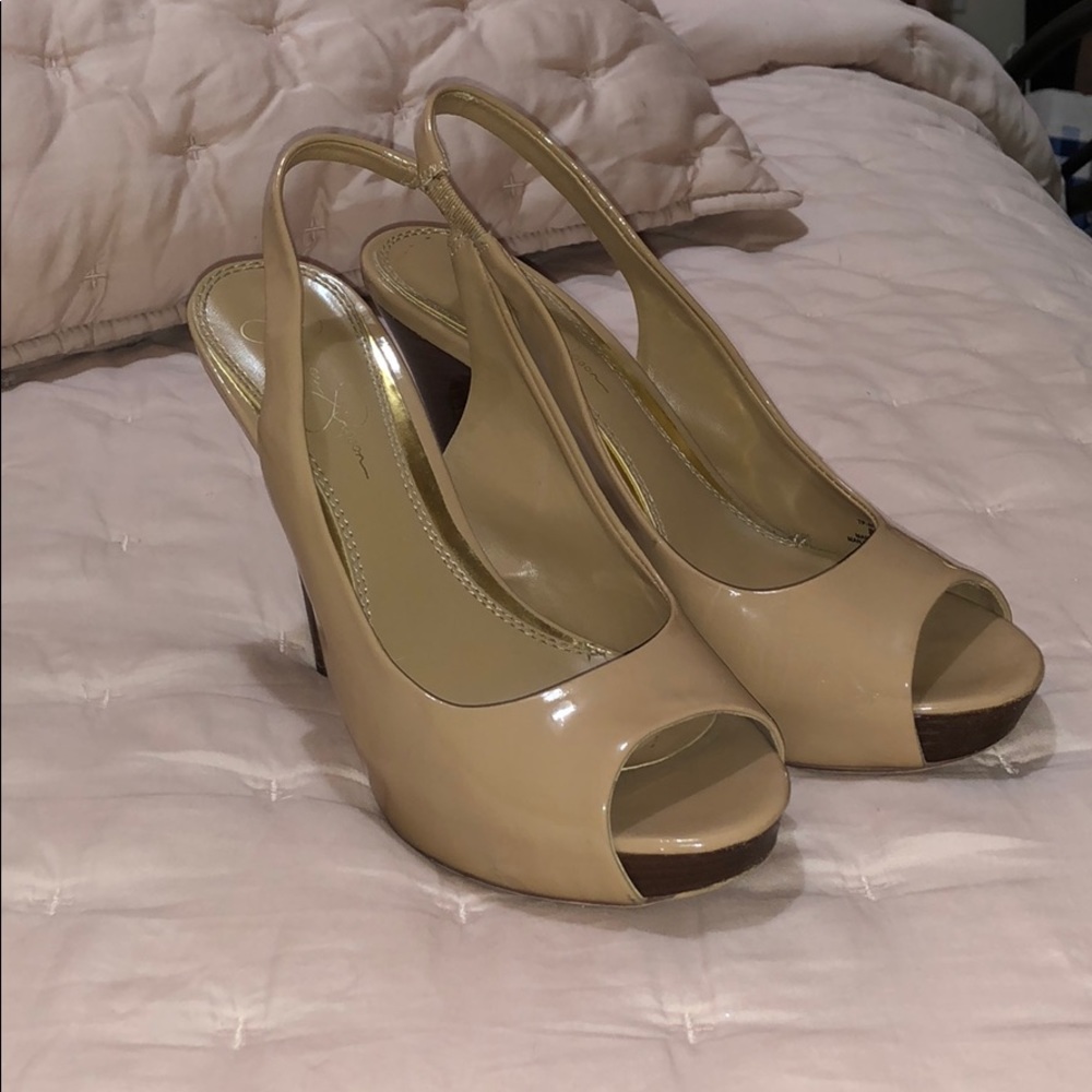 Jessica Simpson platforms